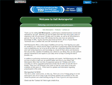 Tablet Screenshot of hallmotorsports.cz28.com