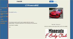 Desktop Screenshot of lt1powered85z.cz28.com